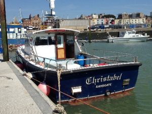 Charter boat Christabel in Ramsgate Harbour